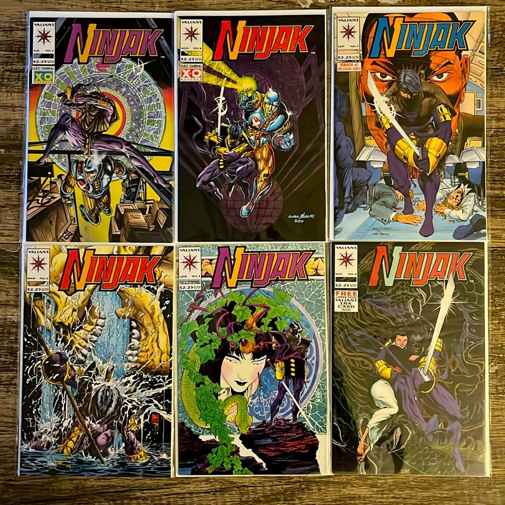 NINJAK (Comic Book Lot of 6) Vol. 2, 3, 4, 5, 6, & 7 GREAT Condition